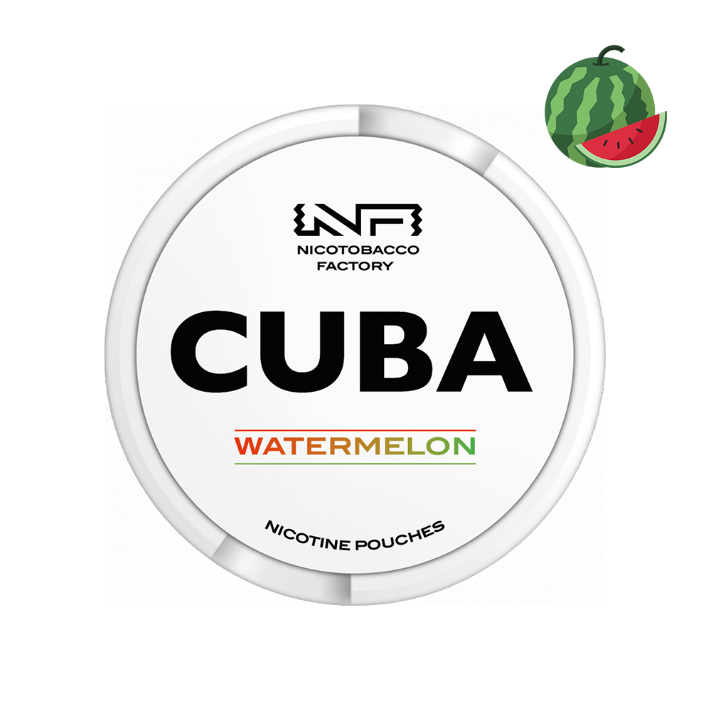 CUBA WHITE, WATERMELON (vodní meloun) - LIGHT - CUBA